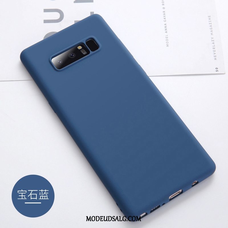 Samsung Galaxy Note 8 Etui / Cover Nubuck Ny Solid Farve Beskyttelse