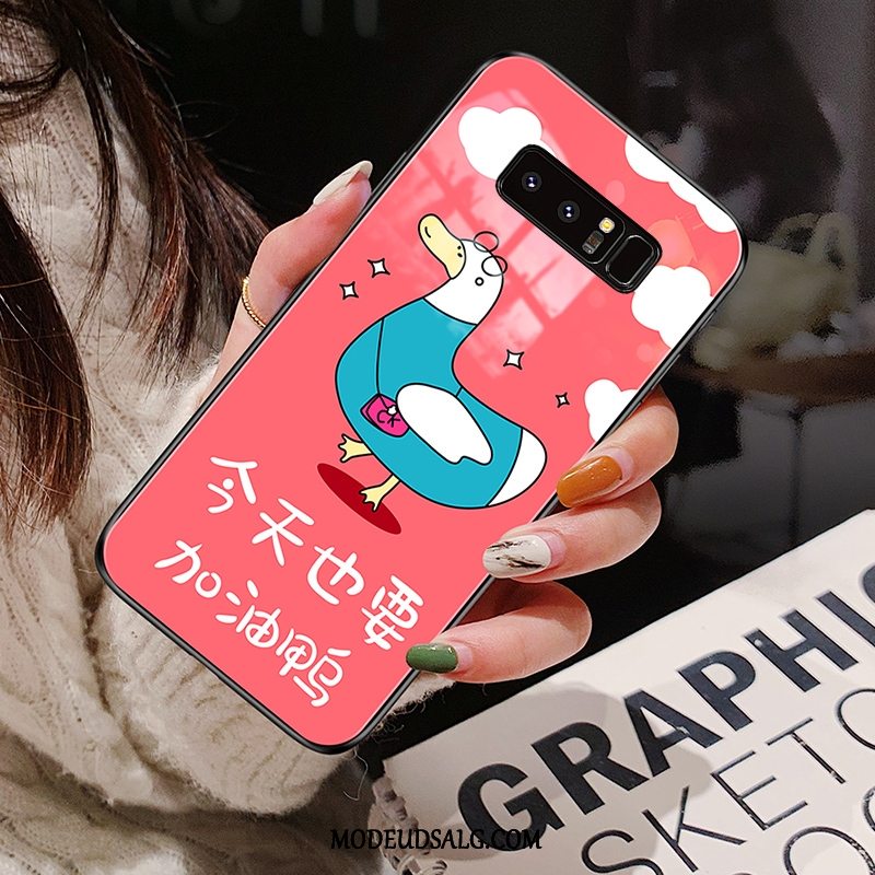 Samsung Galaxy Note 8 Etui Rød Trendy Cover Alt Inklusive Cartoon