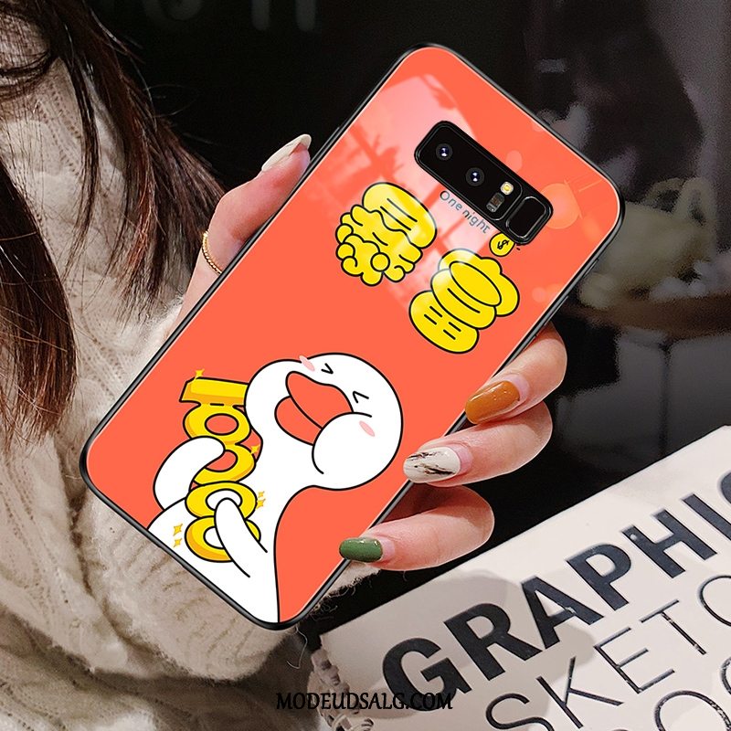 Samsung Galaxy Note 8 Etui Rød Trendy Cover Alt Inklusive Cartoon