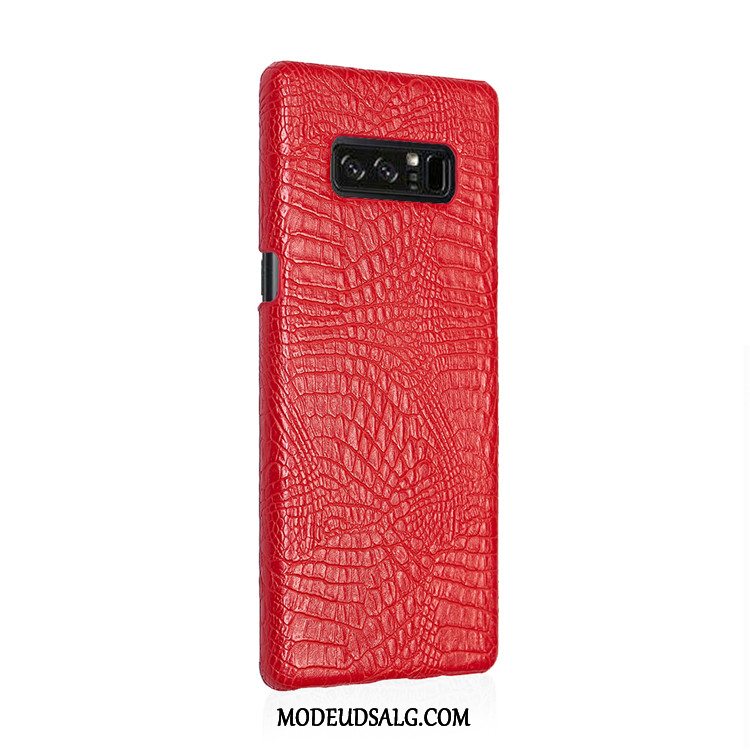 Samsung Galaxy Note 8 Etui Vintage Krokodille Pulver Hård Cover