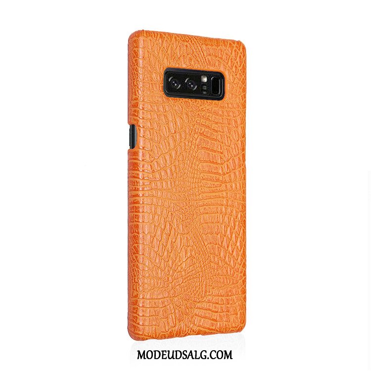 Samsung Galaxy Note 8 Etui Vintage Krokodille Pulver Hård Cover