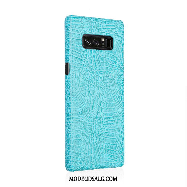 Samsung Galaxy Note 8 Etui Vintage Krokodille Pulver Hård Cover