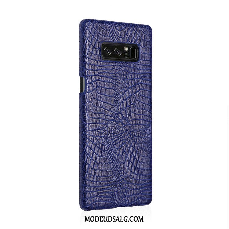 Samsung Galaxy Note 8 Etui Vintage Krokodille Pulver Hård Cover