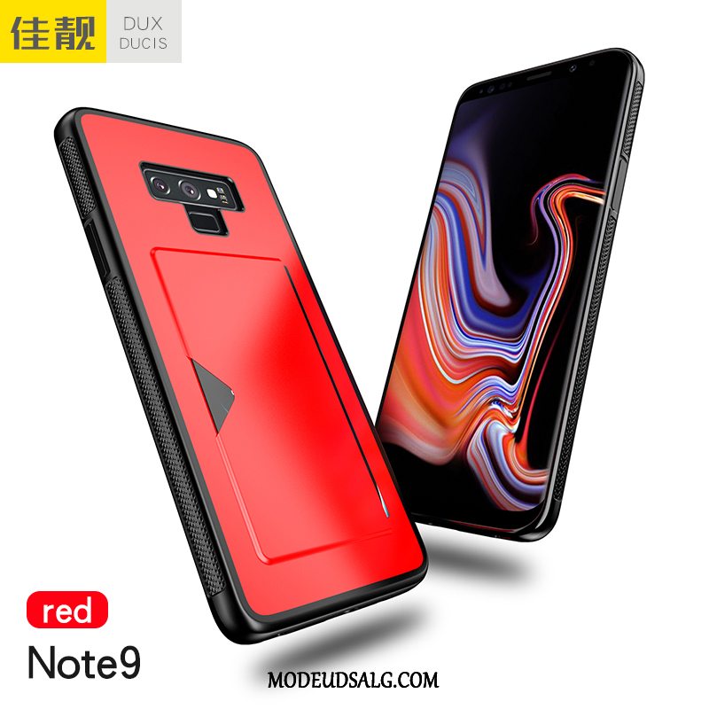 Samsung Galaxy Note 9 Etui Anti-fald Beskyttelse Tynd Alt Inklusive Net Red