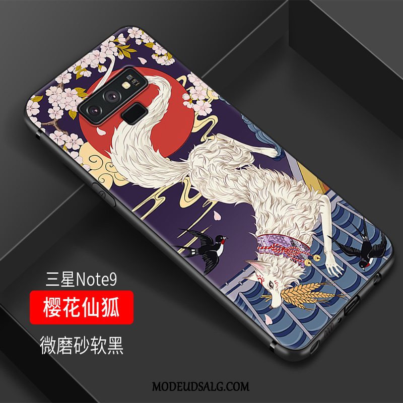 Samsung Galaxy Note 9 Etui Anti-fald Vintage Trend Silikone Hængende Ornamenter