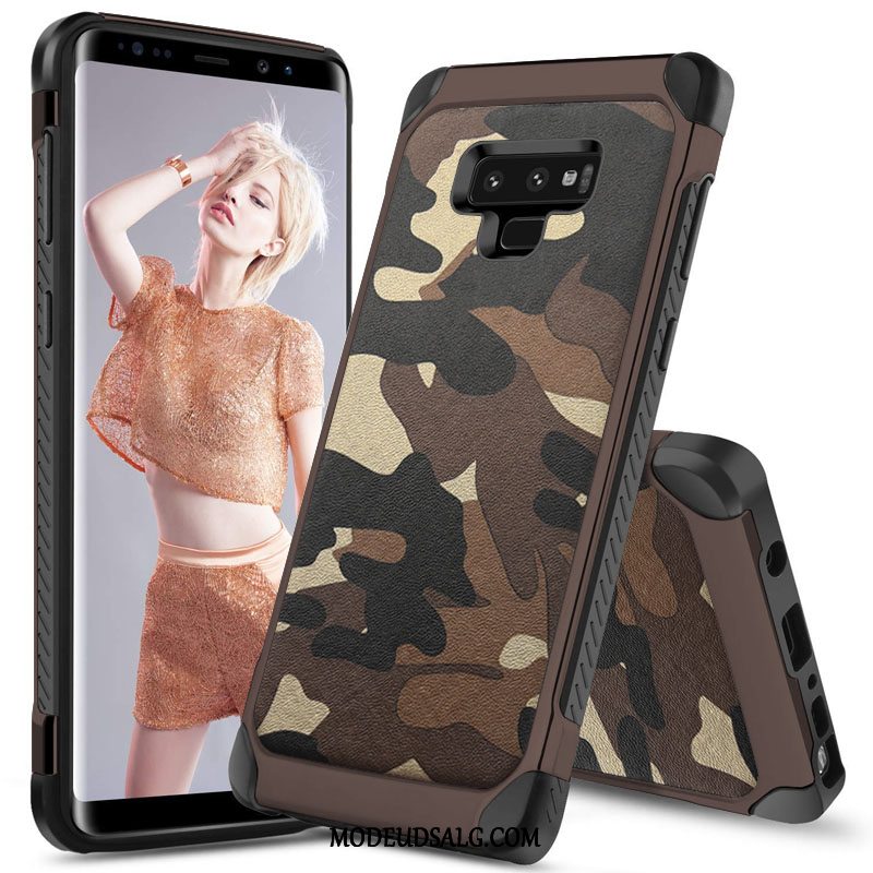 Samsung Galaxy Note 9 Etui Beskyttelse Af Personlighed Silikone Camouflage Alt Inklusive