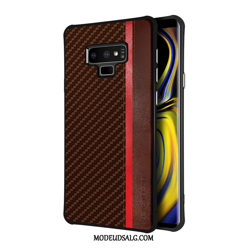 Samsung Galaxy Note 9 Etui Beskyttelse Cover Brun Bagdæksel