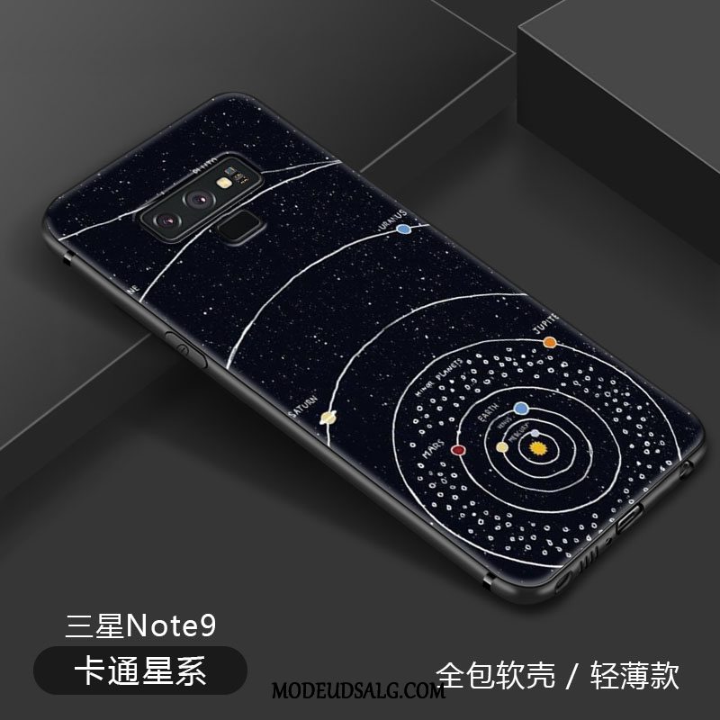 Samsung Galaxy Note 9 Etui Cartoon Cover Universe Blød Lyserød