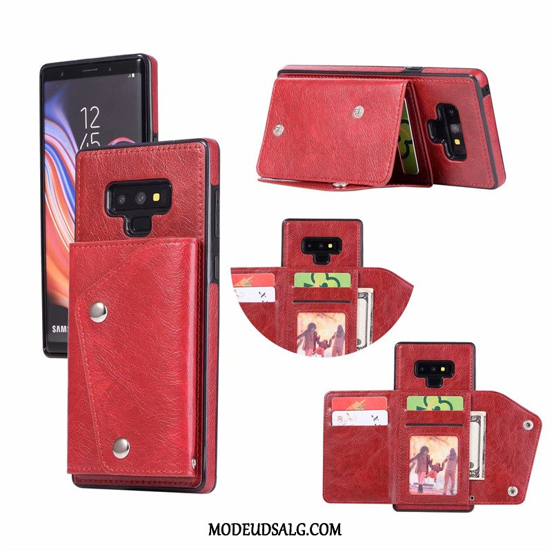 Samsung Galaxy Note 9 Etui / Cover Beskyttelse Anti-fald Rosa Guld Tegnebog