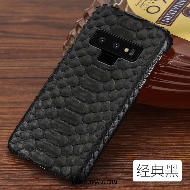 Samsung Galaxy Note 9 Etui Cover Hvid Læder