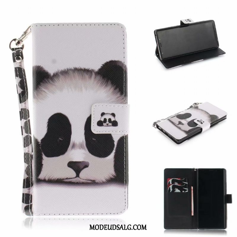 Samsung Galaxy Note 9 Etui / Cover Smuk Blød Blå Cartoon