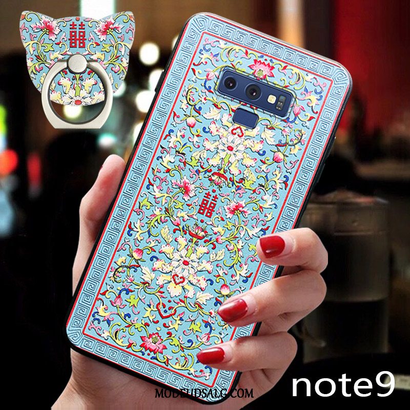 Samsung Galaxy Note 9 Etui Kreativ Grøn Kinesisk Stil Alt Inklusive Trendy