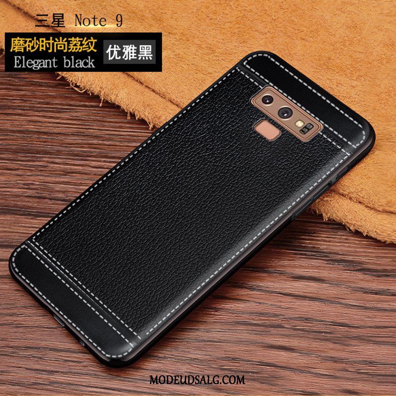 Samsung Galaxy Note 9 Etui Lyserød Silikone Cover Mønster Alt Inklusive