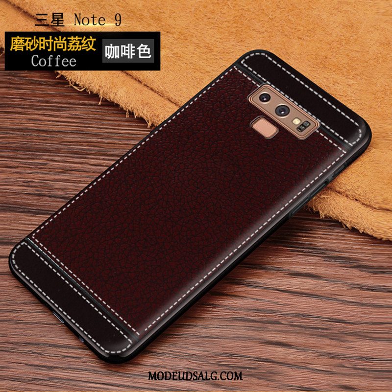 Samsung Galaxy Note 9 Etui Lyserød Silikone Cover Mønster Alt Inklusive