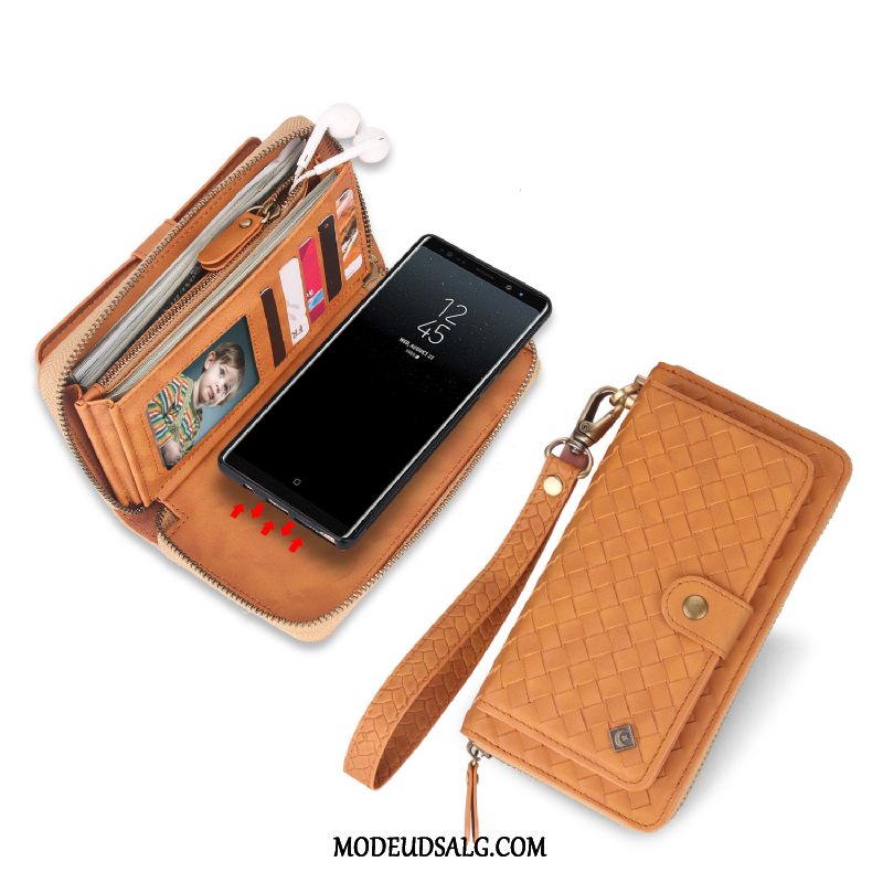 Samsung Galaxy Note 9 Etui Lædertaske Tegnebog Magnetisk Beskyttelse Clutch