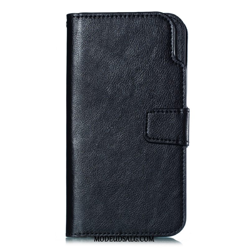 Samsung Galaxy Note 9 Etui Silikone Anti-fald Cover Clamshell Lædertaske