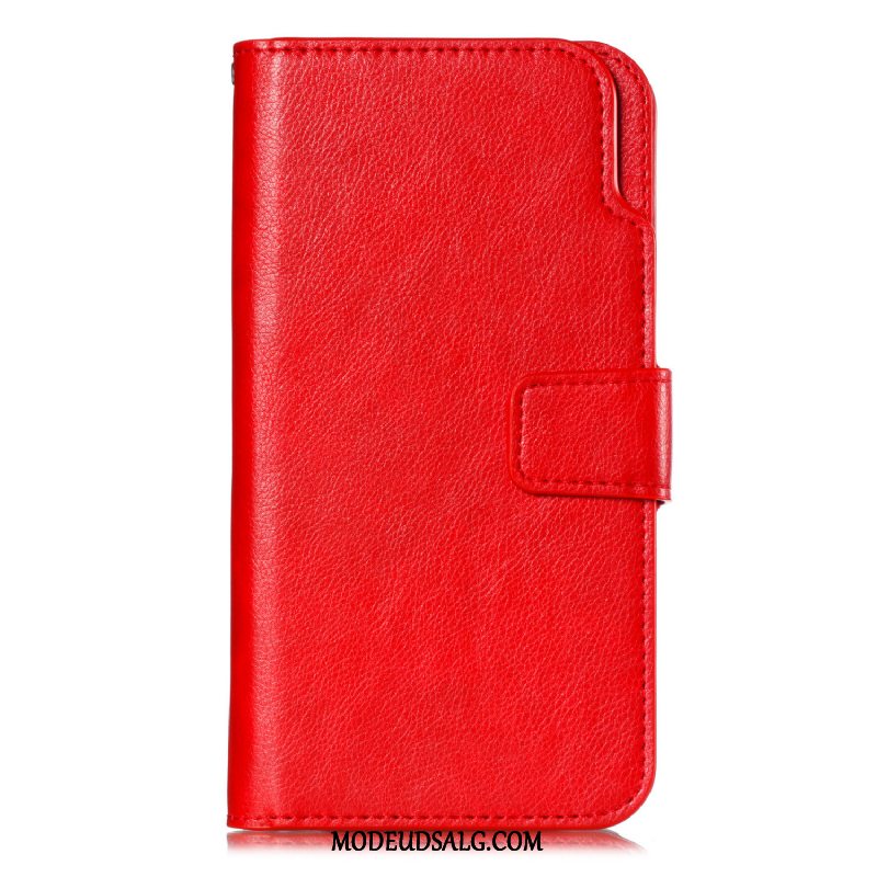 Samsung Galaxy Note 9 Etui Silikone Anti-fald Cover Clamshell Lædertaske