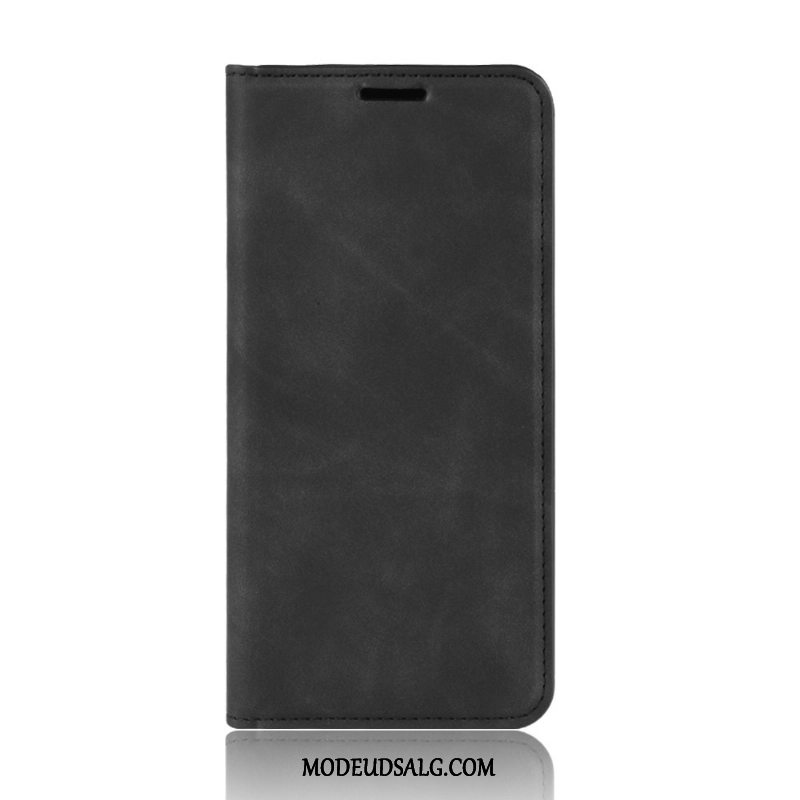 Samsung Galaxy Note20 Etui Rød Lædertaske Folio Magnetisk Support