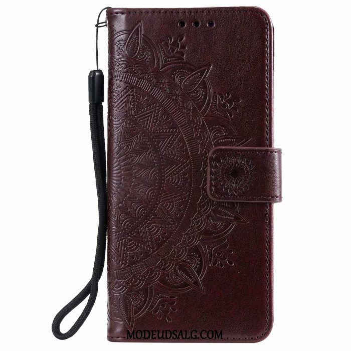 Samsung Galaxy Note20 Ultra Etui Folio Cover Beskyttelse Lyserød Kort