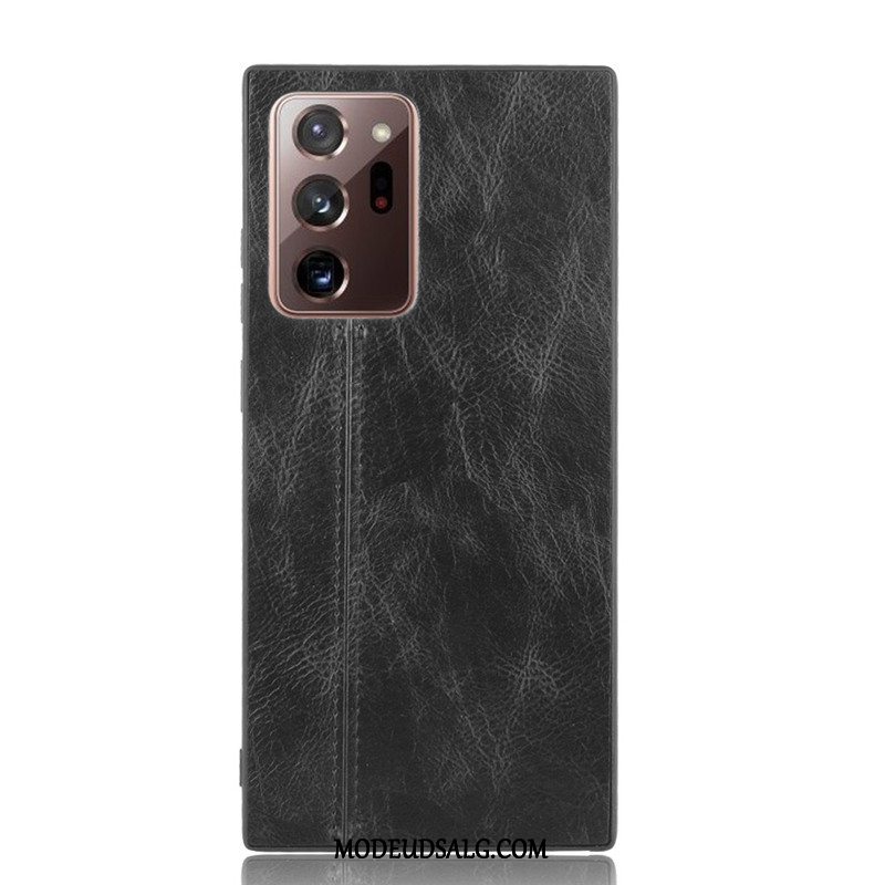 Samsung Galaxy Note20 Ultra Etui Læder Cover Mønster Beskyttelse Lille Sektion