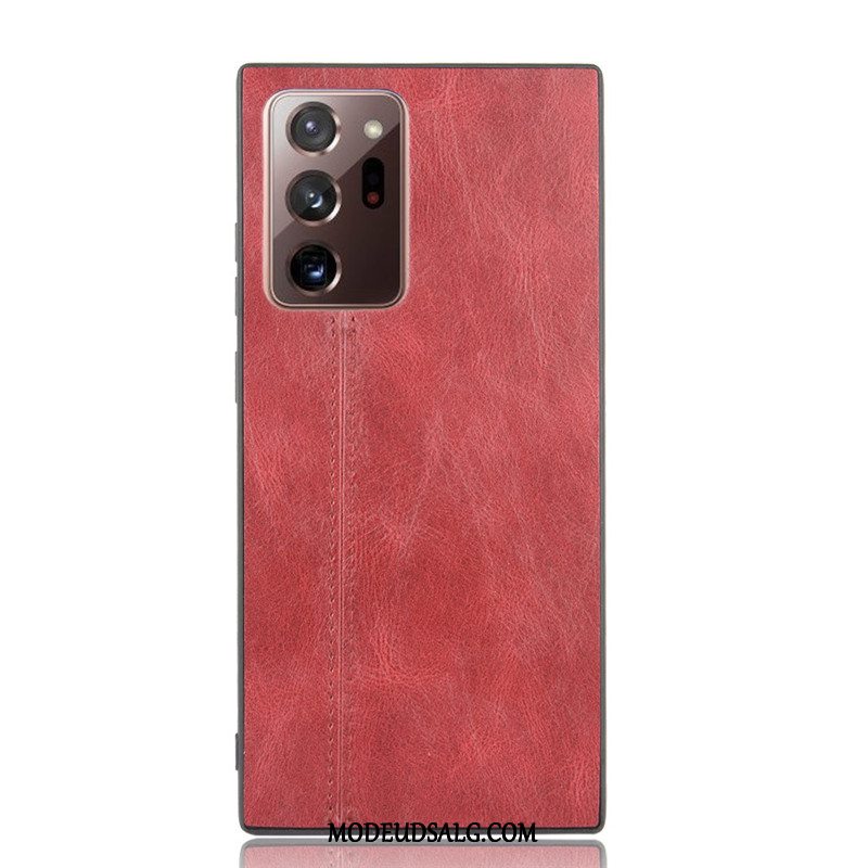 Samsung Galaxy Note20 Ultra Etui Læder Cover Mønster Beskyttelse Lille Sektion