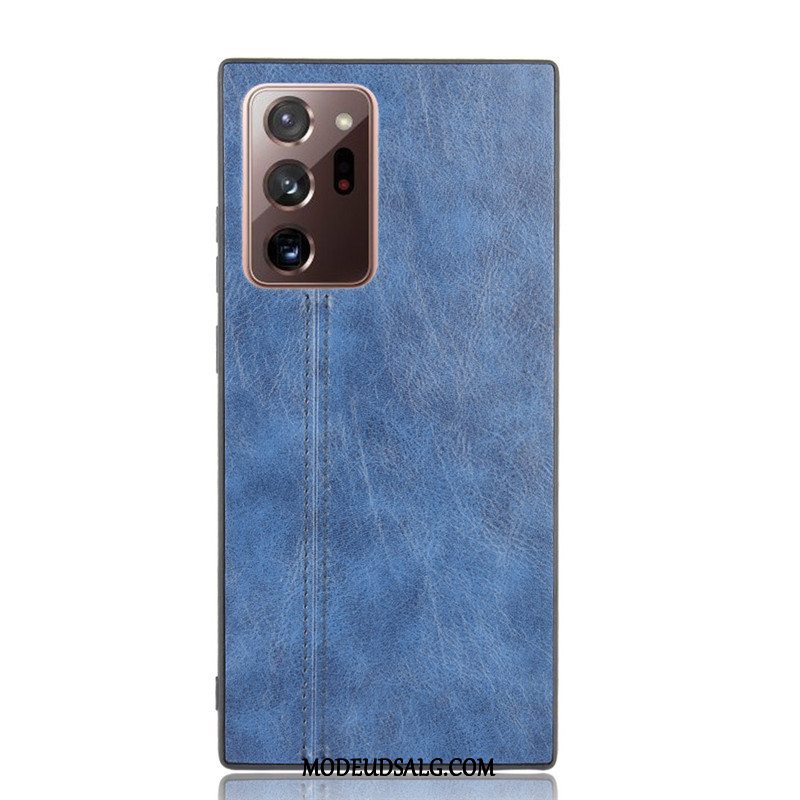 Samsung Galaxy Note20 Ultra Etui Læder Cover Mønster Beskyttelse Lille Sektion