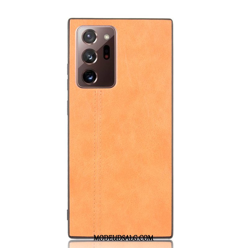 Samsung Galaxy Note20 Ultra Etui Læder Cover Mønster Beskyttelse Lille Sektion