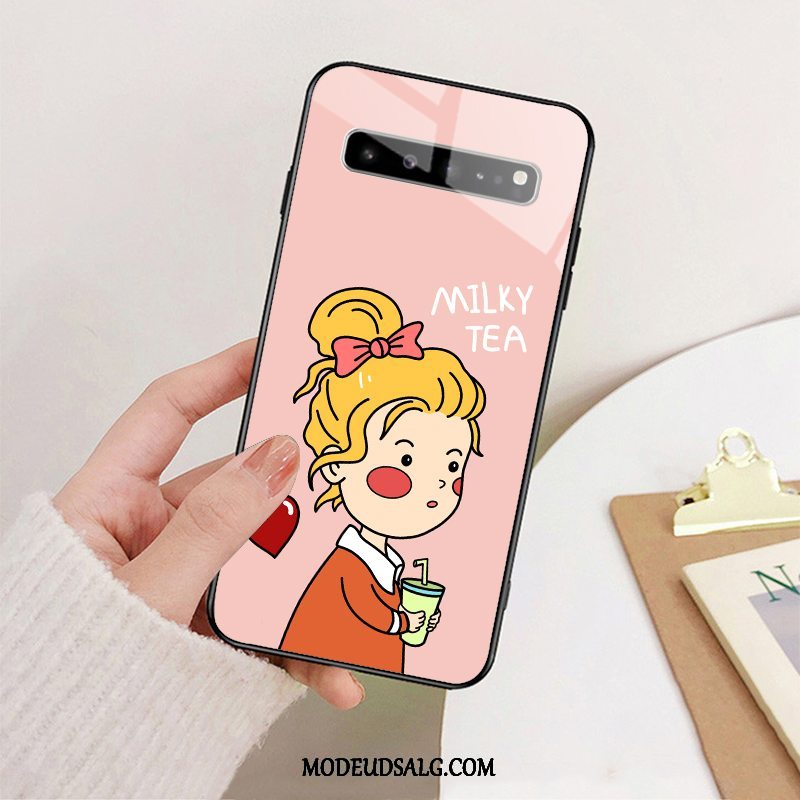 Samsung Galaxy S10 5g Etui Beskyttelse Glas Kreativ Smuk Silikone