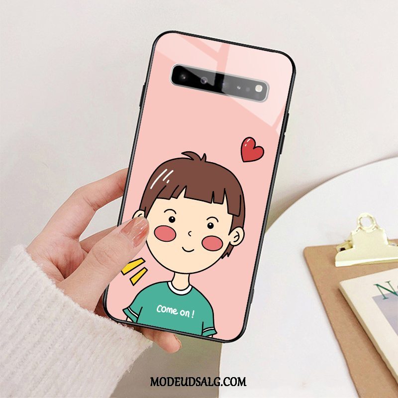 Samsung Galaxy S10 5g Etui Beskyttelse Glas Kreativ Smuk Silikone