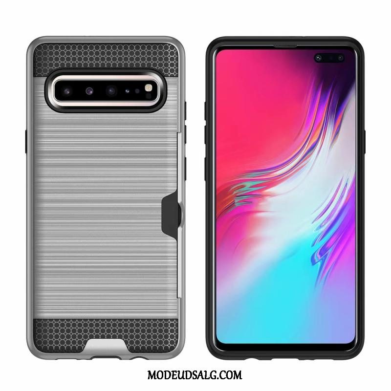 Samsung Galaxy S10 5g Etui / Cover Anti-fald Kort Grøn Beskyttelse