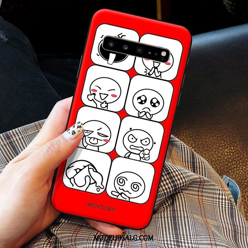 Samsung Galaxy S10 5g Etui / Cover Blød Gul Cartoon Silikone