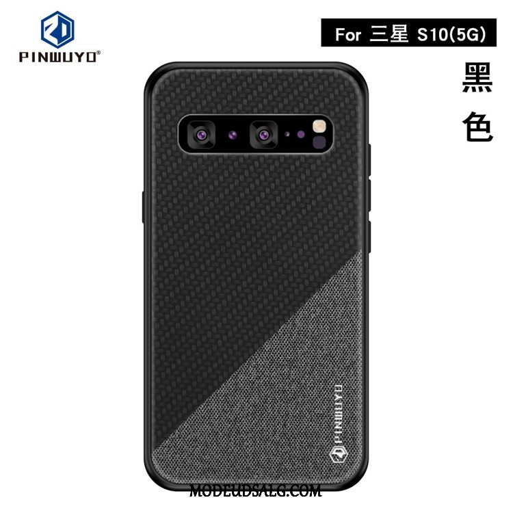 Samsung Galaxy S10 5g Etui Cover Klud Mønster Anti-fald