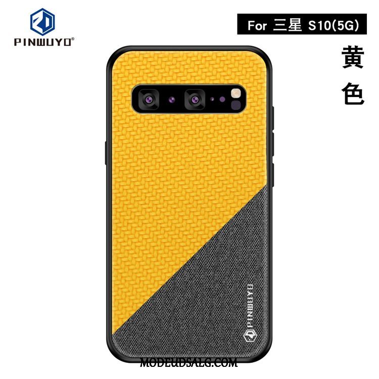 Samsung Galaxy S10 5g Etui Cover Klud Mønster Anti-fald