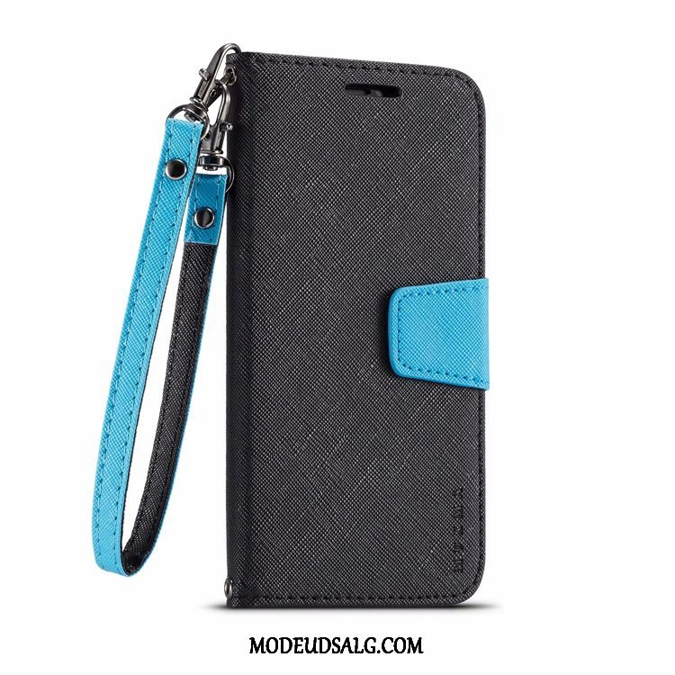 Samsung Galaxy S10 5g Etui Lædertaske Rød Lærred Clamshell