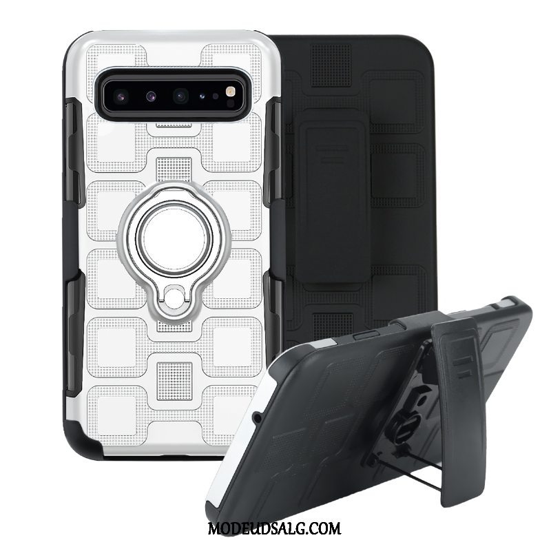 Samsung Galaxy S10 5g Etui Ring Cover Magnetisk Beskyttelse Hvid