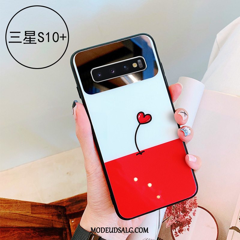 Samsung Galaxy S10+ Etui Af Personlighed Frisk Grøn Cover Spejl