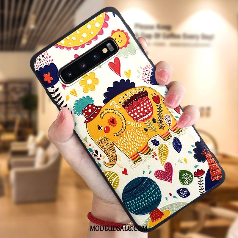 Samsung Galaxy S10 Etui Anti-fald Kreativ Alt Inklusive Af Personlighed Relief