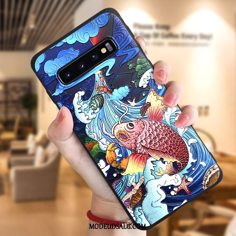 Samsung Galaxy S10 Etui Anti-fald Kreativ Alt Inklusive Af Personlighed Relief