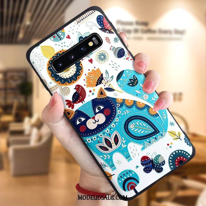 Samsung Galaxy S10 Etui Anti-fald Kreativ Alt Inklusive Af Personlighed Relief