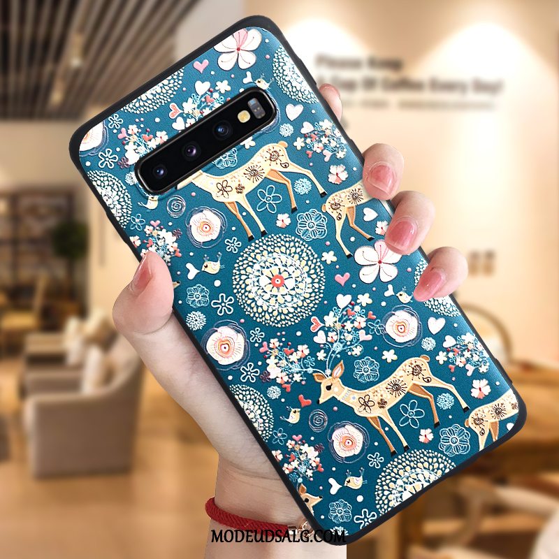 Samsung Galaxy S10 Etui Anti-fald Kreativ Alt Inklusive Af Personlighed Relief