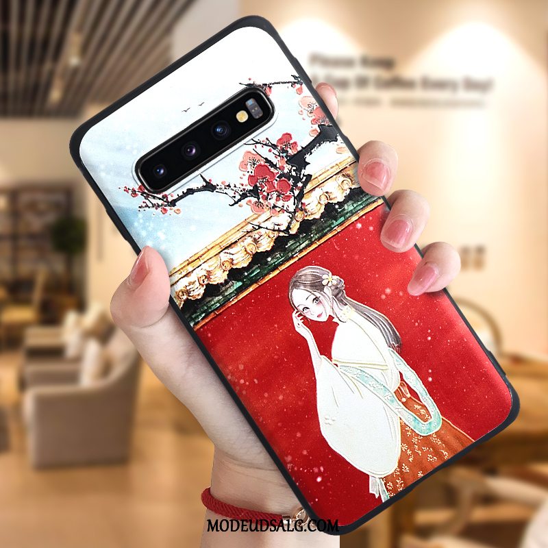 Samsung Galaxy S10 Etui Anti-fald Kreativ Alt Inklusive Af Personlighed Relief