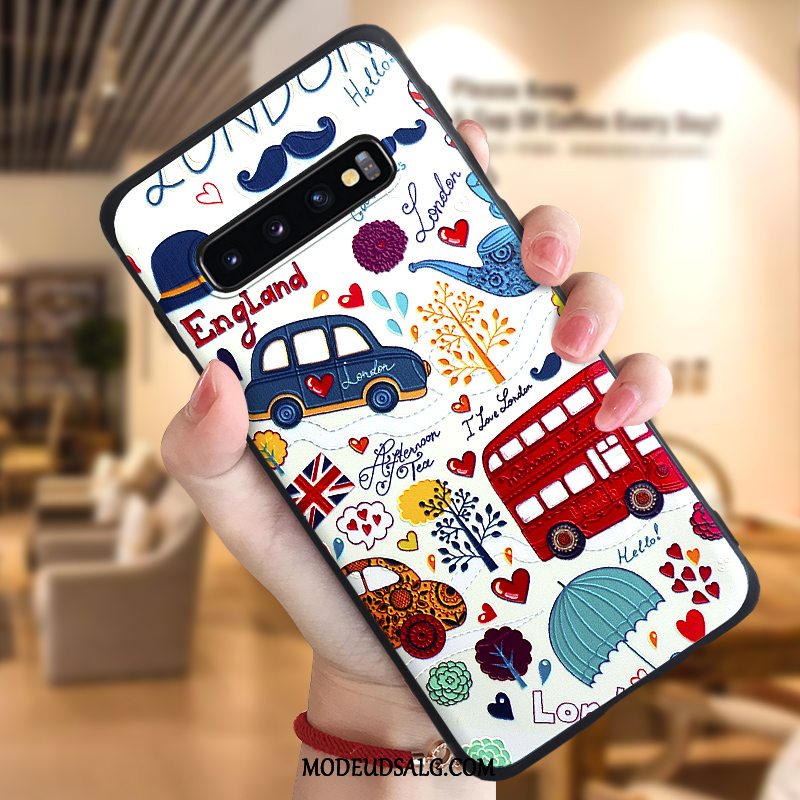 Samsung Galaxy S10 Etui Anti-fald Kreativ Alt Inklusive Af Personlighed Relief