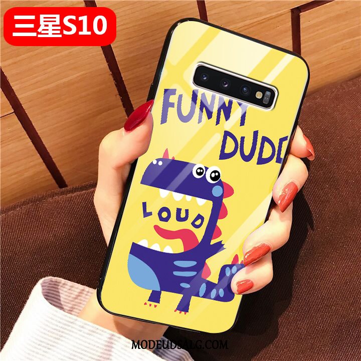 Samsung Galaxy S10 Etui Beskyttelse Cartoon Af Personlighed Kunst Hård