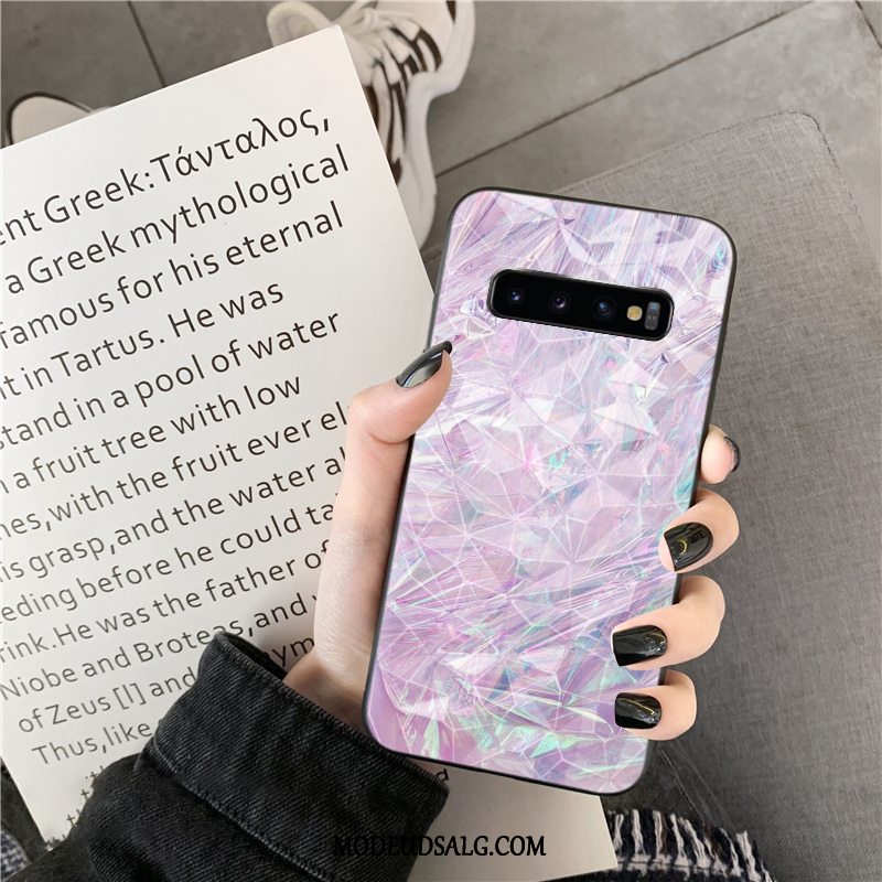 Samsung Galaxy S10+ Etui Beskyttelse Cover Rombe Grå