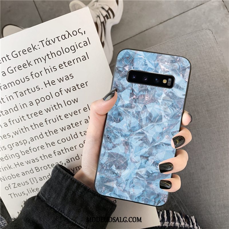 Samsung Galaxy S10+ Etui Beskyttelse Cover Rombe Grå