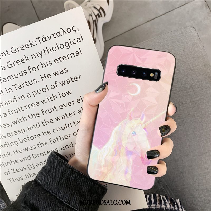 Samsung Galaxy S10+ Etui Beskyttelse Cover Rombe Grå