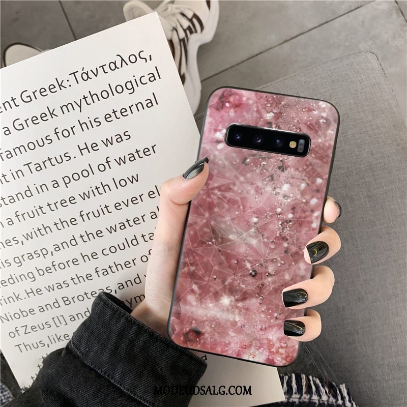 Samsung Galaxy S10+ Etui Beskyttelse Cover Rombe Grå