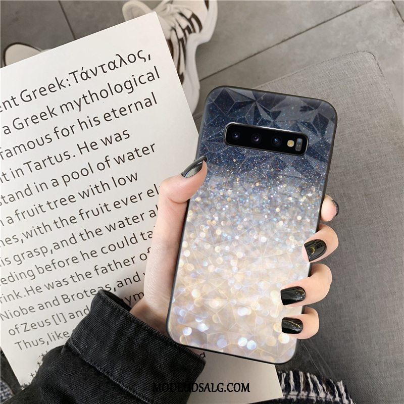 Samsung Galaxy S10+ Etui Beskyttelse Cover Rombe Grå