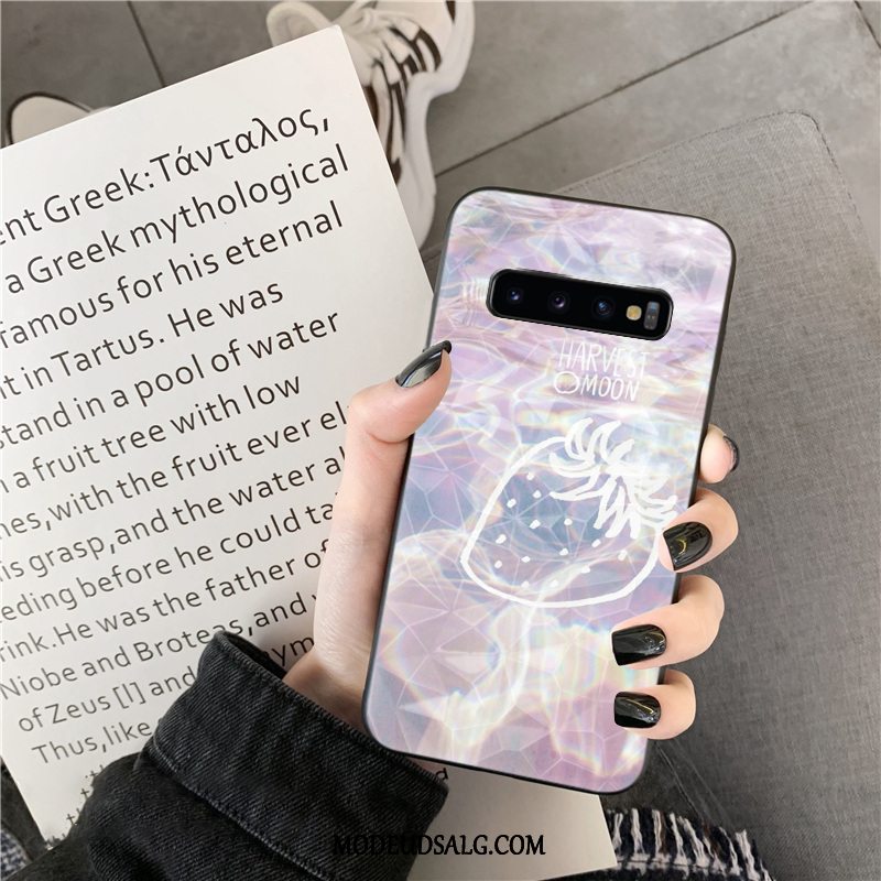 Samsung Galaxy S10+ Etui Beskyttelse Cover Rombe Grå