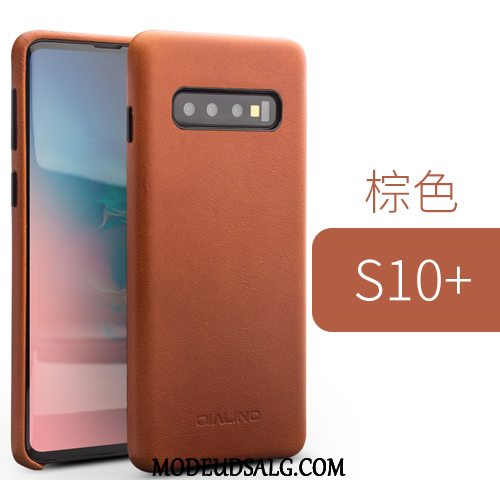 Samsung Galaxy S10+ Etui Beskyttelse Simple Lille Sektion Business Let Tynd